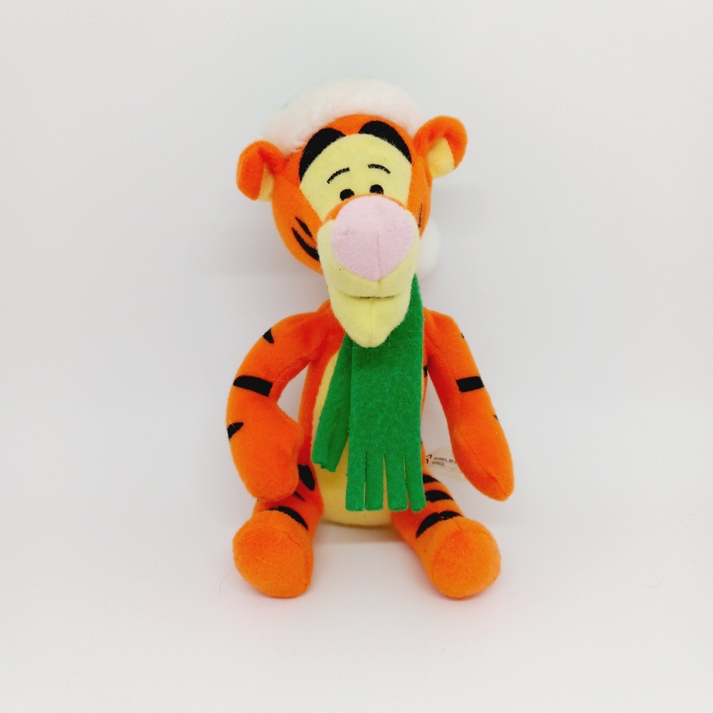Disney - Christmas/Winter Tigger Beanbag Plush In Hat & Scarf